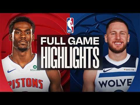 PISTONS at TIMBERWOLVES | FULL GAME HIGHLIGHTS | March 28, 2026