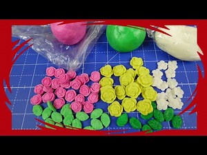 Make your own air-drying modeling clay and color it DIY