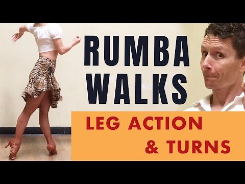 BASIC Rumba Walks - Leg Action & Turns