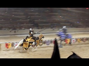 Knights Jousting @ Medieval Times Dinner & Tournament in Buena Park, California