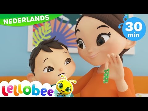 Baby Heeft Au | Lellobee Nederlands | Kinderliedjes Compilatie