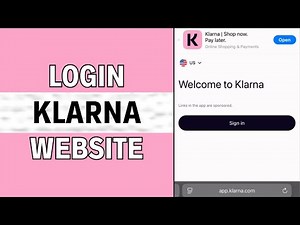 How to Log In to Klarna Website