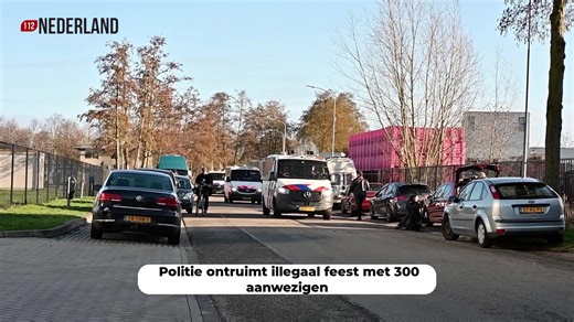 In een leegstaand bedrijfspand waren op het moment van ingrijpen nog circa 300 mensen aanwezig. Lees meer op 112Nederland.nl | 112 Nederland