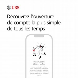 Ouvrir un compte avec un passeport biométrique et un selfie? 📱 Avec UBS key4 banking, nous sommes la première banque en Suisse à proposer aux particuliers la vérification automatique de leur identité avec un passeport biométrique, signature électronique comprise. Vous pouvez ainsi devenir cliente ou client d'UBS de manière entièrement numérique et encore plus rapidement - sept jours sur sept, 24 heures sur 24. Pour en savoir plus sur notre gamme entièrement numérique: http://from.ubs/6187dnwWR