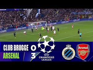CLUB BRUGGE vs ARSENAL 0-3 | 2025 Champions League | Match Highlights