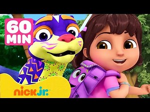 Dora | Dora en Rugzak voeren dappere reddingsacties uit! 🎒 60 minuten | Nick Jr. Nederlands