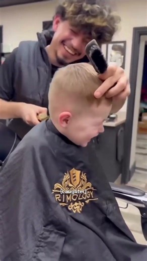 His Laugh Set The Barber Off 😂. They Kept Making Each Other Worse