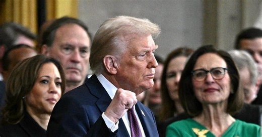 Trump delivers inauguration address