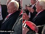 Touching video of Gerry Marsden singing You'll Never Walk alone at Anfield stadium