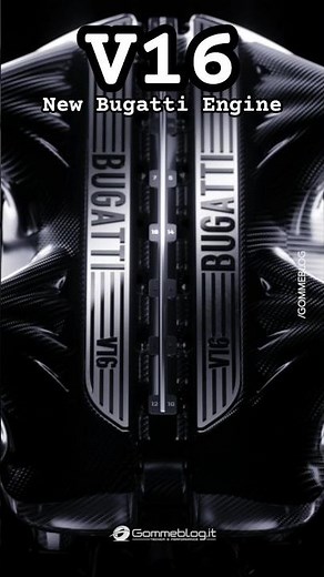 Bugatti New V16 HYBRID Engine