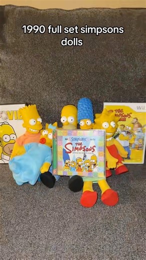 1990 full set Simpsons dolls #90s #thesimpsons #simpsons #nostalgia #homersimpson #thrifthaul