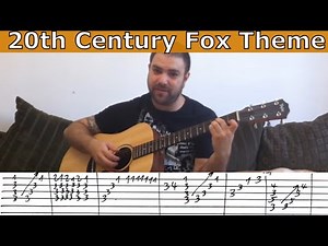 Tutorial: 20th Century Fox Theme (Full Arrangement) - w/ TAB (Guitar Lesson)