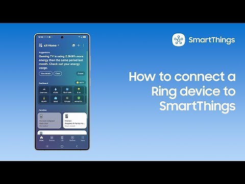 How to connect a Ring device to SmartThings