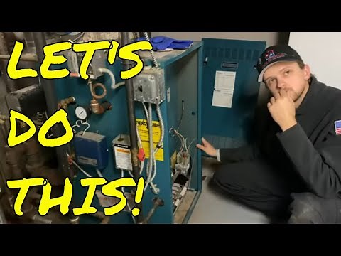 How To Run a Steam Boiler Maintenance Service Call - Step by Step Procedures on Burnham Gas Boiler