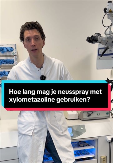 Het lijkt onschuldig maar langdurig gebruik van een neusspray met xylometazoline is geen goed idee. Waarom niet? KNO-arts Hylke van het Erasmus MC legt het uit in deze video. Gebruik jij weleens neusspray langer dan goed voor je is?