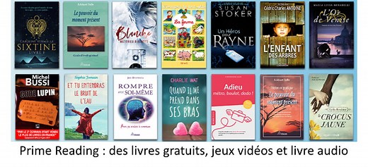 Amazon Prime : des ebooks gratuits avec Prime Reading