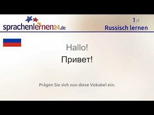 Russisch lernen (kostenloses Sprachkurs-Video)