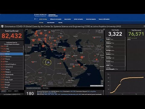 Johns Hopkins Researchers Create Interactive Map Tracking Global Coronavirus Cases
