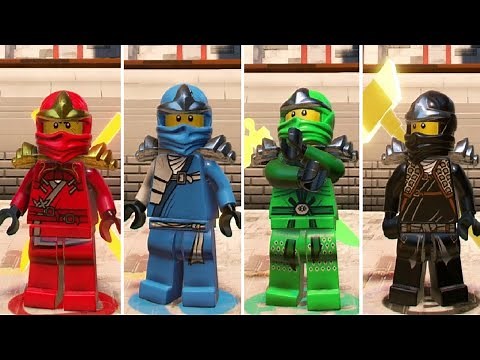 The LEGO Ninjago Movie Videogame - How to Unlock Classic Ninjas (Kai, Jay, Cole, Lloyd, Nya, Zane)