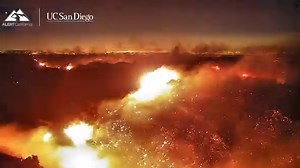 Dramatic timelapse footage shows explosion of Palisades Fire