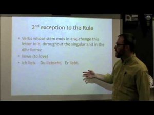 PA Dutch 101: Video 7 - Verbs and Conjugation .m4v