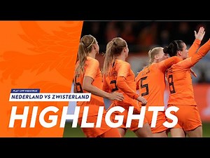 Highlights: OranjeLeeuwinnen - Zwitserland (09/11/2018)