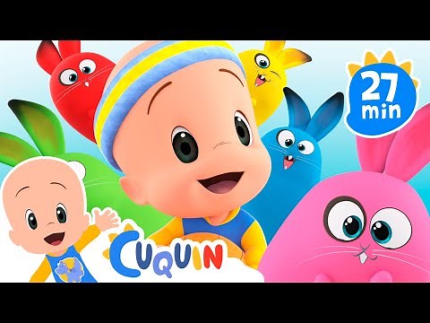 The amazing bunny race! 🐰🥕 learn with Cuquin! | videos & cartoons for babies | Educational Videos