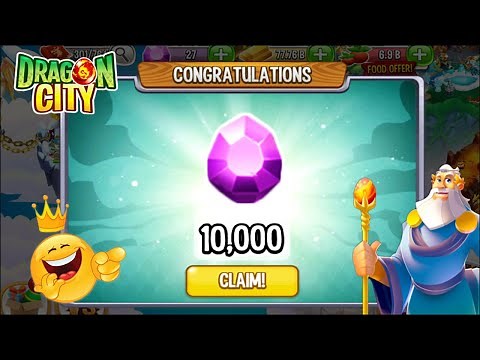 How to get 10000 Gem Rewards in Dragon City for Beginners 2023 😍
