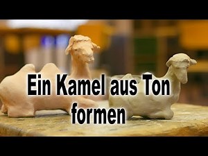 Ein Kamel aus Ton formen - Tutorial deutsch (German) | 016
