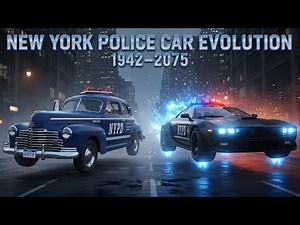 Epic Evolution Of NEW YORK POLICE Cars (1942-2075)