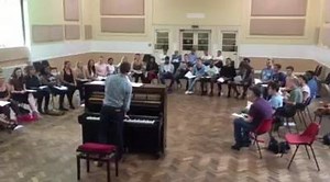 Who's up for a flash singalong? This, only half an hour into rehearsals! | Hairspray UK Tour