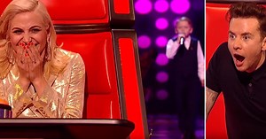 Klein jochie zingt klassieker van John Denver en steelt de harten van het publiek vanaf de eerste noot