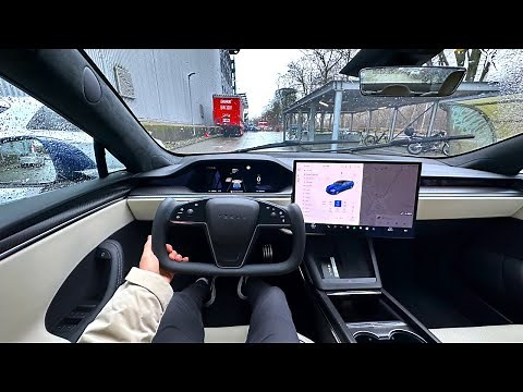 New Tesla Model S Plaid Test Drive POV 2023
