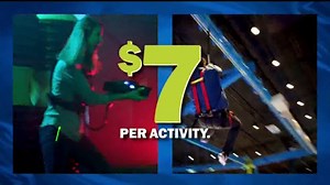 Main Event Entertainment TV Spot, '$7 Per Activity: Play All Day is Here!'