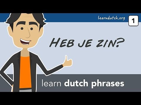 Learn Dutch phrases with Bart de Pau!