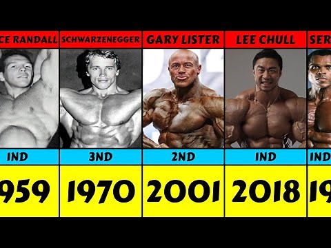 Mr. Universe Winners From 1950 To 2023