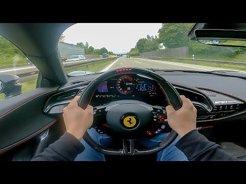 POV: Novitec Ferrari SF90 on German Autobahn