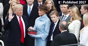 Donald Trump Is Sworn In as President, Capping His Swift Ascent