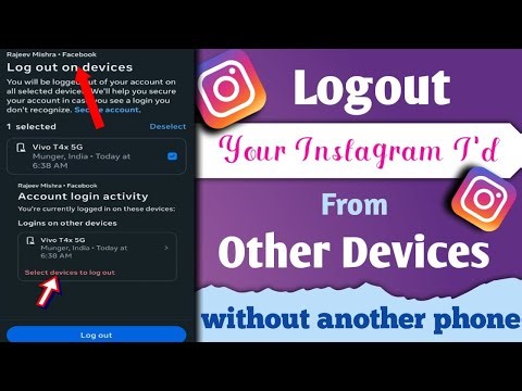 How To Logout Instagram ID From Another Mobile | Instagram Hack Problem Solution