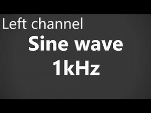 Test tones for stereo audio