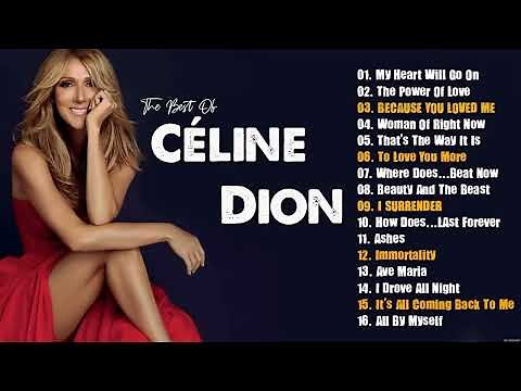 Celine Dion - The Best French Ballad Songs - Top 10 Best Songs ~ Greatest Hits ~ Full Album