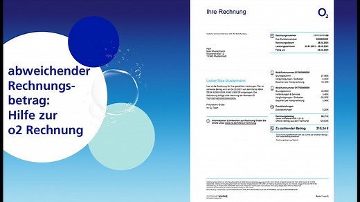 o2 Rechnung online einsehen und Zahlungen verwalten