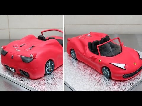 How To Make a 3D Ferrari Cake by Cakes StepbyStep