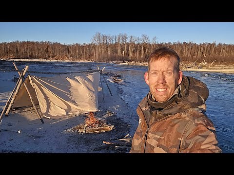 Rafting the Ice Flow & Solo Bushcraft Camping in Alaska