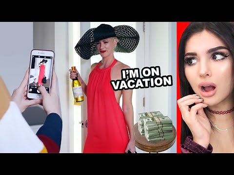 Influencer Fakes Having A Perfect Life