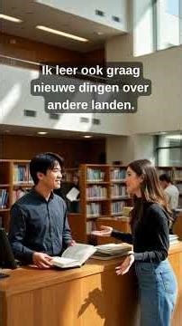 Nederlands leren: Gesprek in de bibliotheek | Praktische Nederlandse dialoog