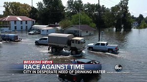 RACE AGAINST TIME: The crisis in Beaumont, Texas, worsening as the entire city prepares for its third day without running water in the aftermath of Hurricane Harvey, with cars lining up for several hours just for fresh water. Matt Gutman reports. http://abcn.ws/2eH0sl6 | ABC World News Tonight with David Muir