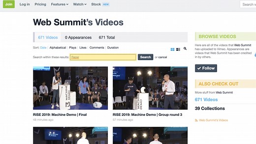 How to search on Vimeo