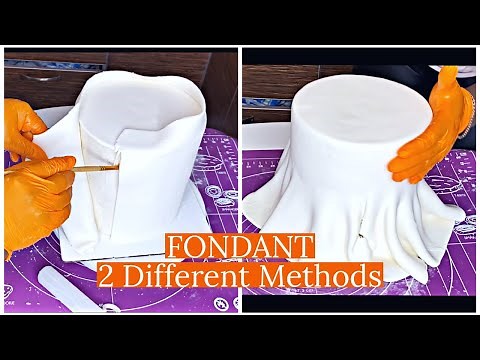 2 Methods to Achieve Neat Fondant Cake