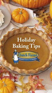 Baking season is officially here! Make every recipe a little sweeter with these holiday baking tips from Dutch Farms. 🍪🥣 | Dutch Farms